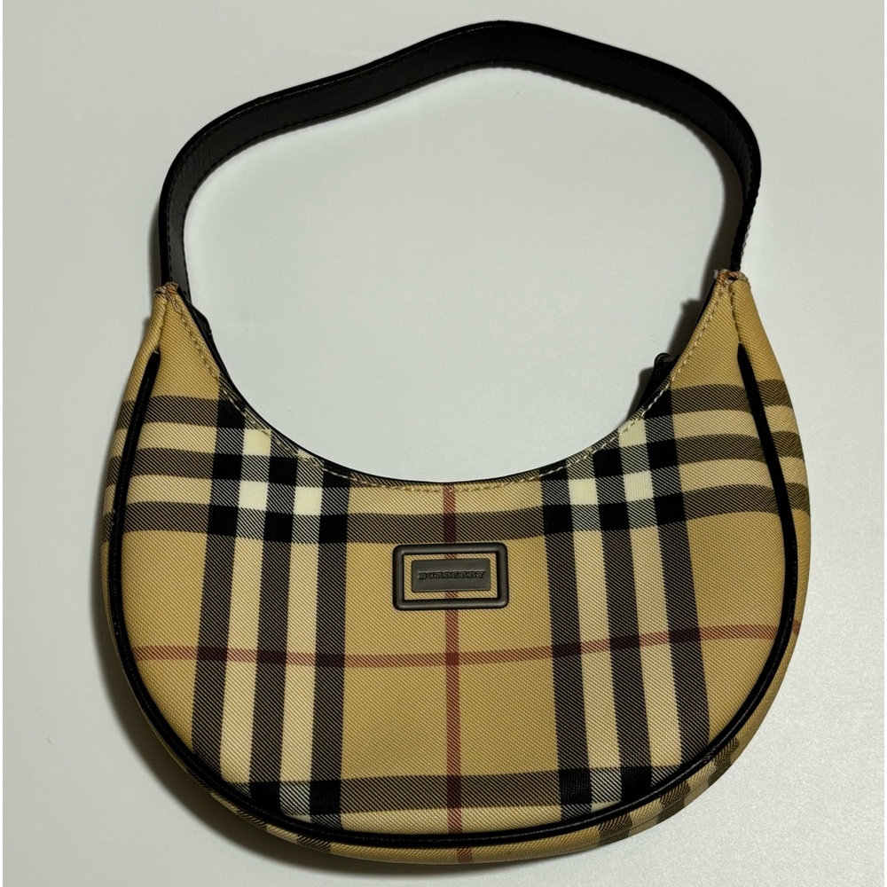 Authentic Preloved Burberry Canvas Mini Bag